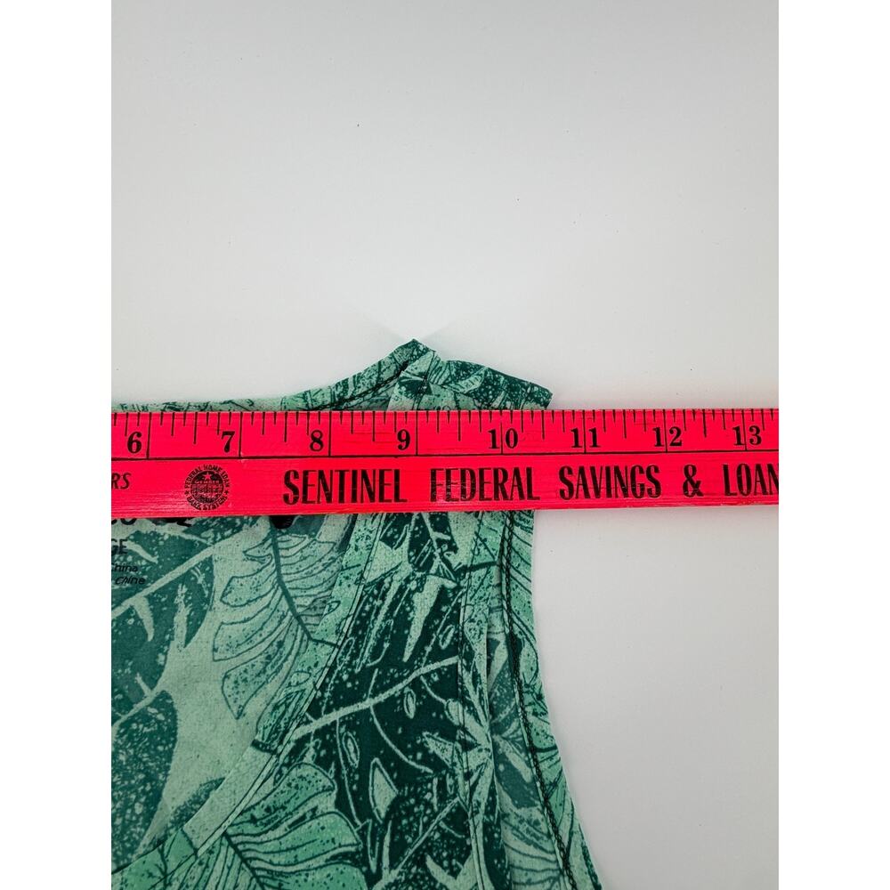 Toad&Co Sunkissed Maxi Dress Medium Kelp Green Botanic Print NWT Sustainable $95 - Picture 10 of 10